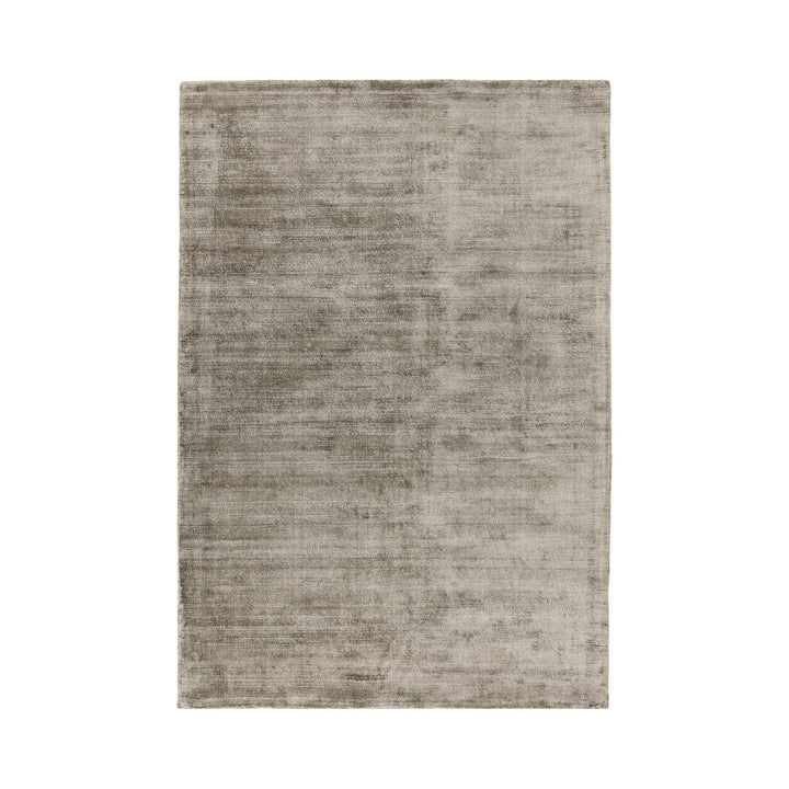 Luxury handwoven viscose rug, in a moleskin colour, with a tip sheared finish giving a vintage effect. Size - Extra Large   Pile Height: 7mm   Dimensions: 2400 x 3400 mm    100% Viscose   Hand Woven in India   Delivery: 5-7 days