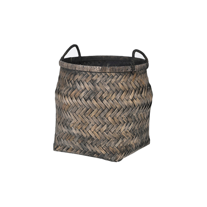 Blackened Bamboo Basket